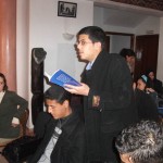 Presentation of the book in the School of Journalism in Marrakech (Morocco)